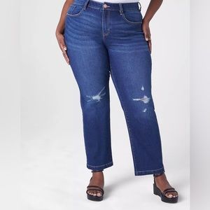 Lane Bryant Slim Straight Ankle Jeans, Size 28, NWT